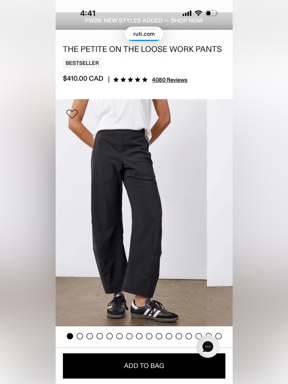 Ruti - on the loose work pant -6P